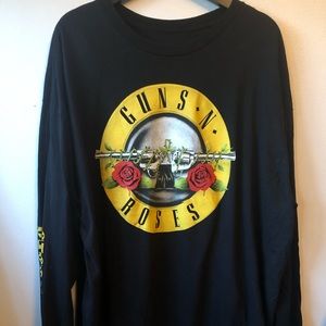 Guns and roses  long sleeve band  T-shirt